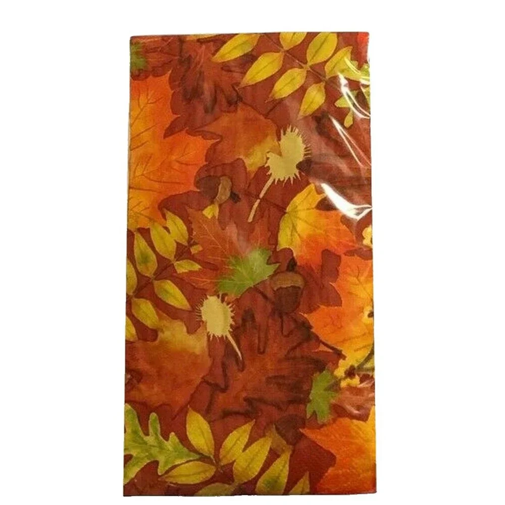 Fall Autumn Leaves Thanksgiving Paper Napkins Buffet Bath Decoupage 20 CT